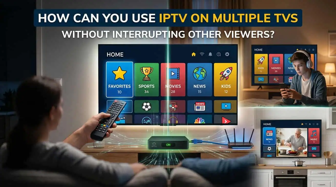 How to Use IPTV on Multiple TVs Without Interruptions?