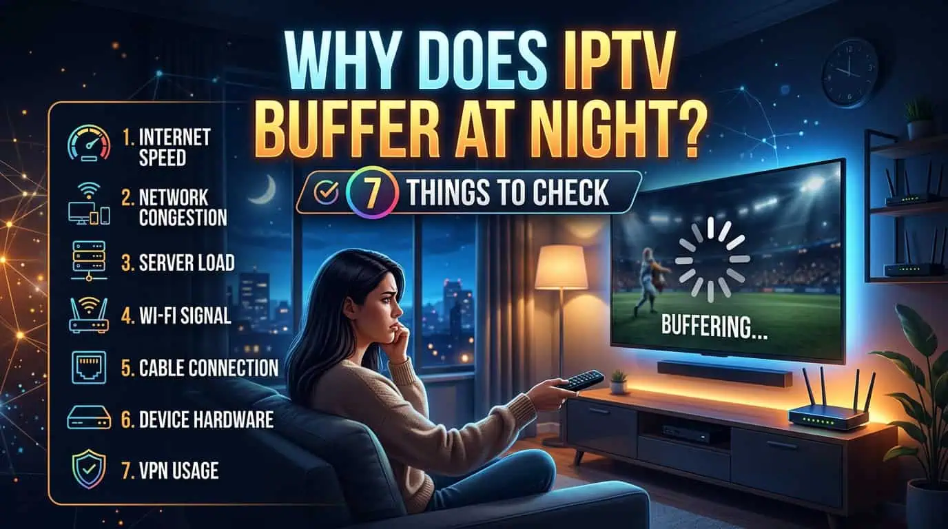 Why Does IPTV Buffer at Night? 7 Things to Check